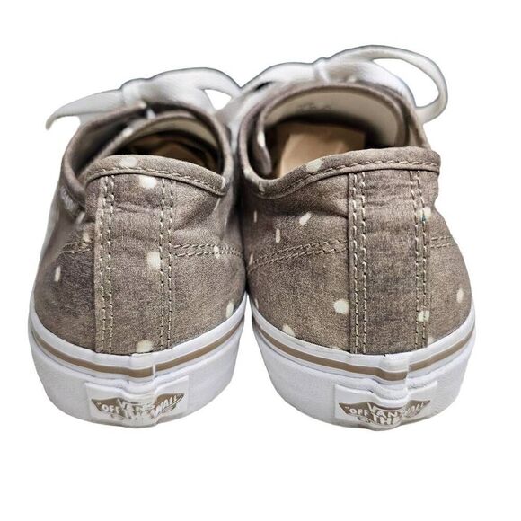 VANS Brown Washed Polka Dot Athletic Shoes Women's Size US 11 Lace Up Classics - Picture 7 of 11